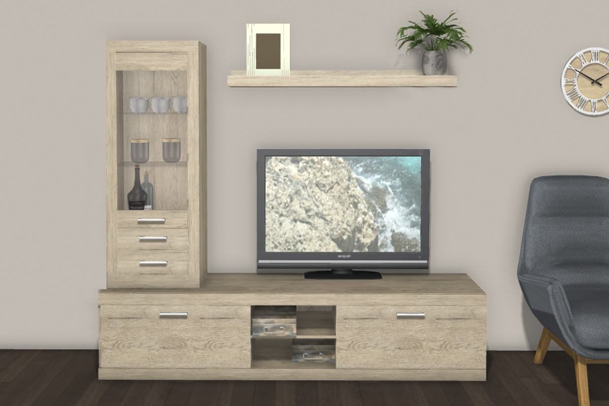 oskar-komplekt-dlia-gostinoi-00033910-dub-bordo-sanremo-anreks