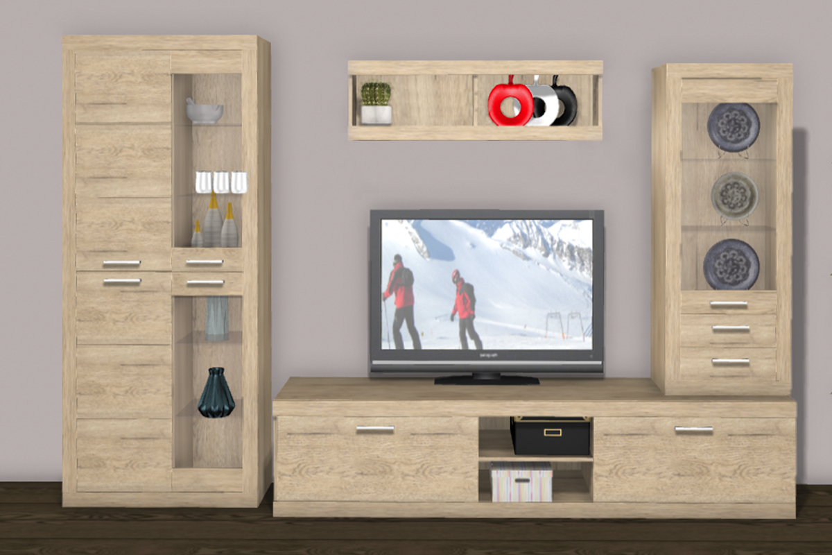 oskar-komplekt-dlia-gostinoi-00033913-dub-bordo-sanremo-anreks