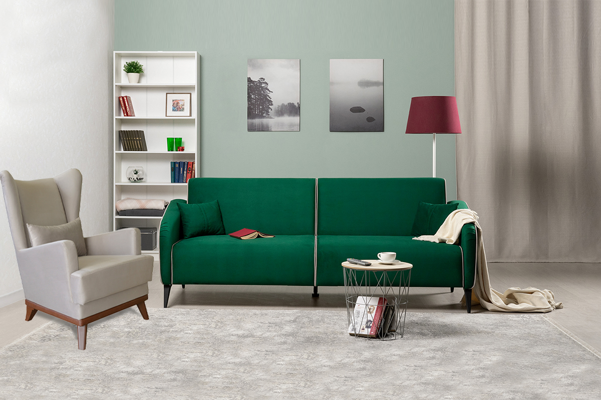 noel-oskar-komplekt-dlia-gostinoi-00039975-temno-zelenyisvetlo-seryi-nik