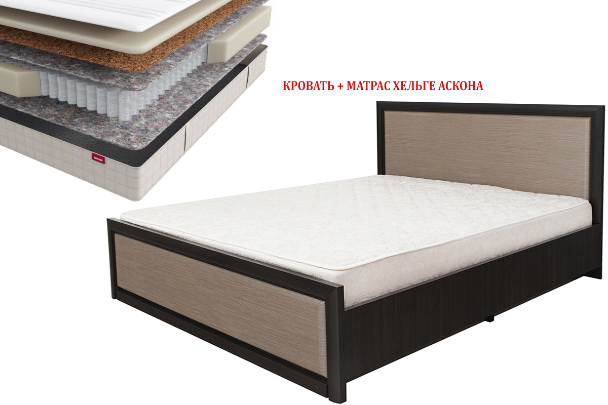koen-krovat-s-matrasom-xelge-00048540-160-venge-magiiastroks-temnyi-brv-brest