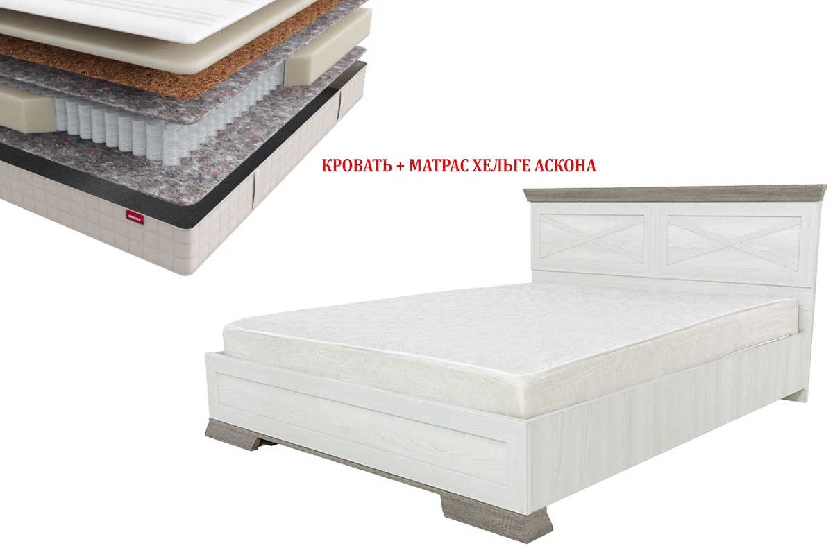 marsel-krovat-s-matrasom-xelge-00048616-160pm-iasen-sneznyidub-sonoma-temnyi-brv-brest