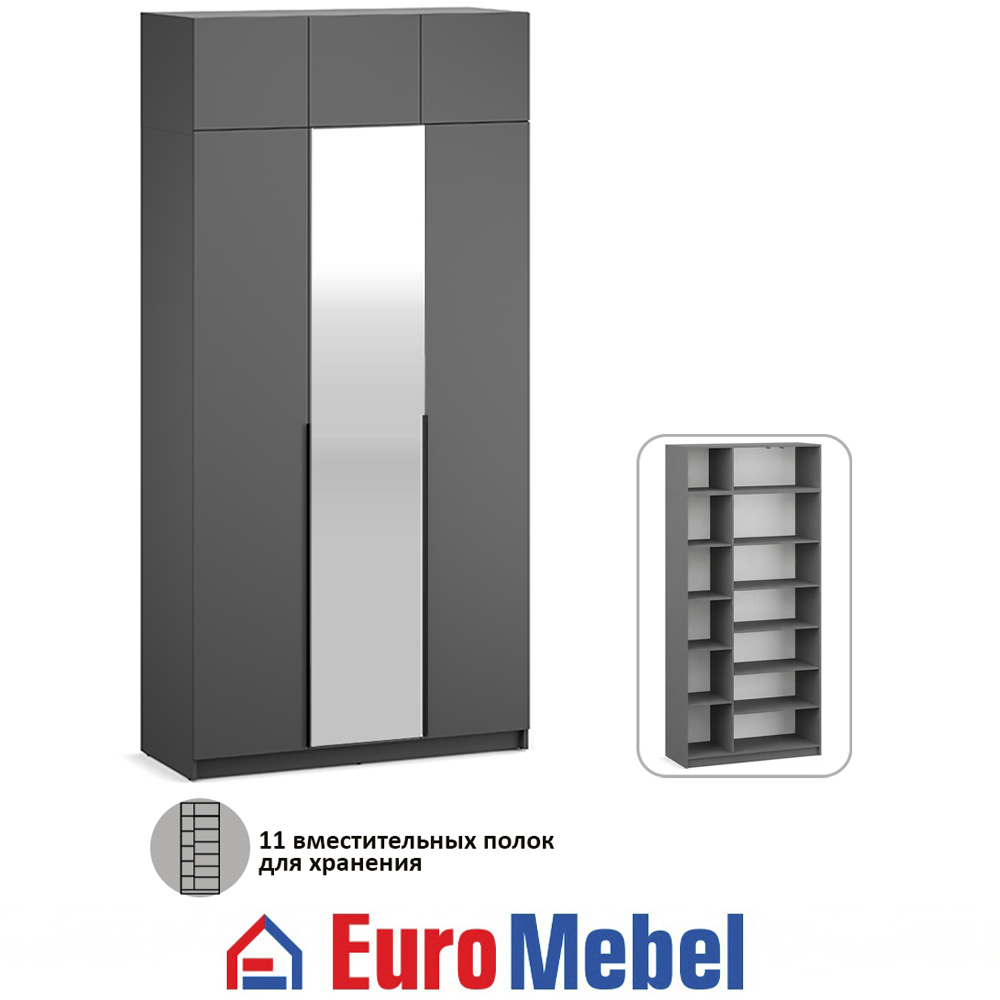 skaf-feniks-1-3dzantresol-polki-00082094-grafit-evromebel
