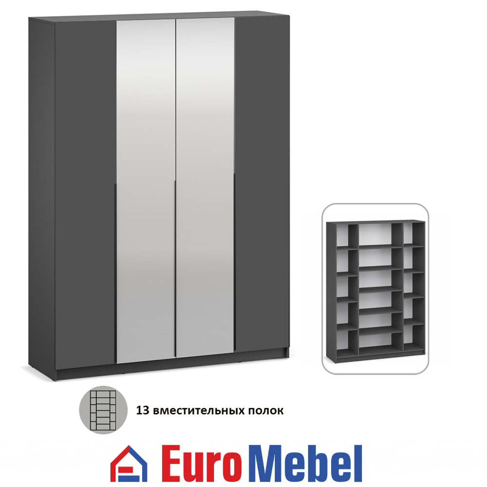 skaf-feniks-1-4dz-polki-00082082-grafit-evromebel