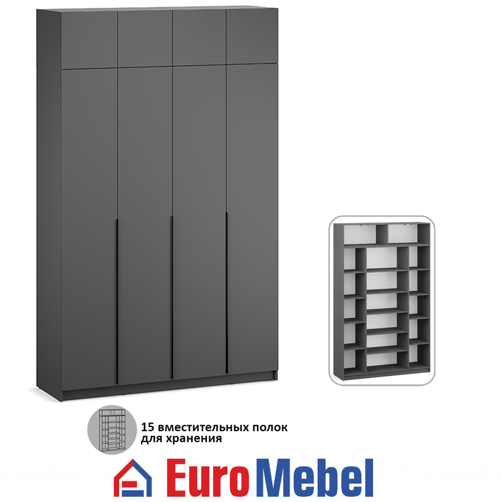 skaf-feniks-1-4dantresol-polki-00082098-grafit-evromebel