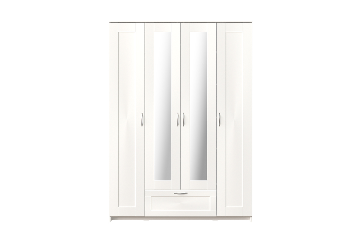 skaf-sirius-4-dveri-i-1-iashhik-156x59x220-belyi-ru-s-2-zerkalami-00070069-evromebel