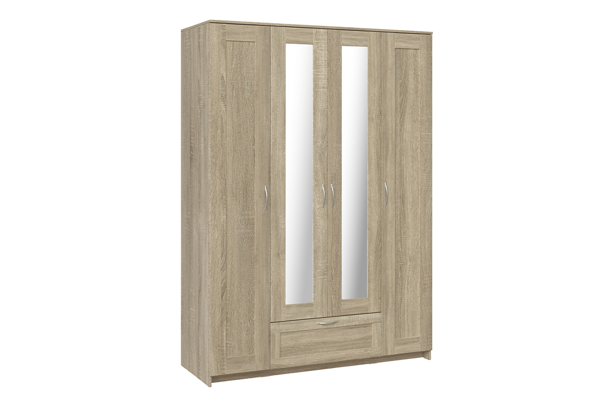 skaf-sirius-4-dveri-i-1-iashhik-156x59x220-sonoma-ru-s-2-zerkalami-00070070-evromebel