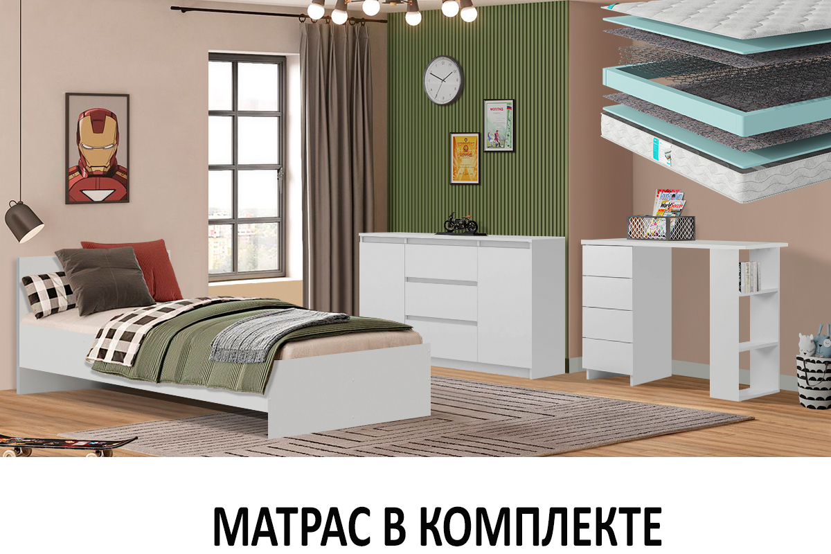 komplekt-dlia-detskoi-denver-s-mat-00065425-belyi-sagren-evromebel